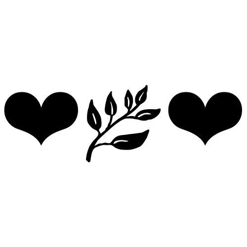 ❤🌿❤ Emoji Domain black and white Symbola rendering
